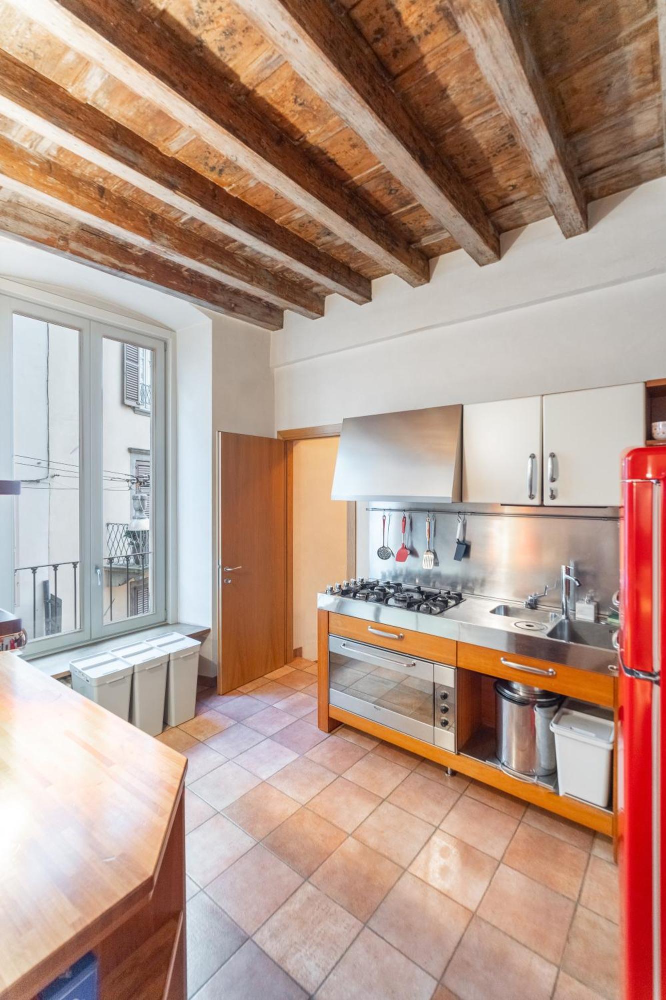 Apartamento La Dimora Dei Mercanti Bérgamo Exterior foto